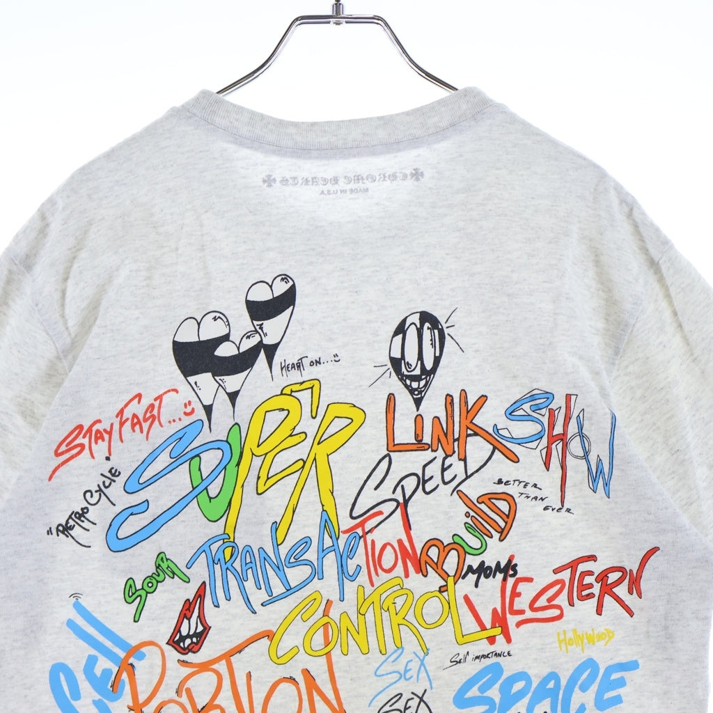 CHROME HEARTS(クロムハーツ) 21SS ×MATTY BOY PPO BRAIN TEE マッティボーイ プロブレイン 半袖Tシャツ カットソー グレー
