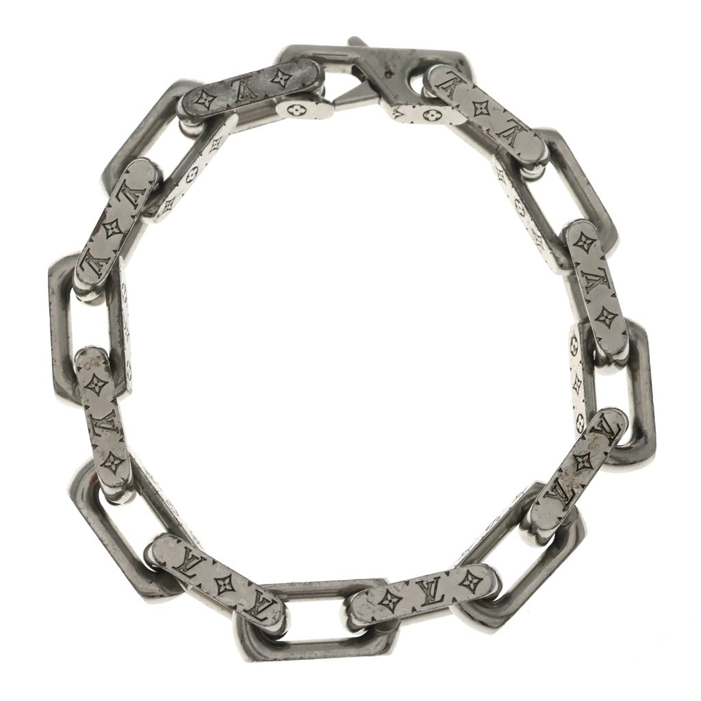 LOUIS VUITTON(ルイヴィトン) コリエ モノグラム チェーン ブレスレット シルバー M64224