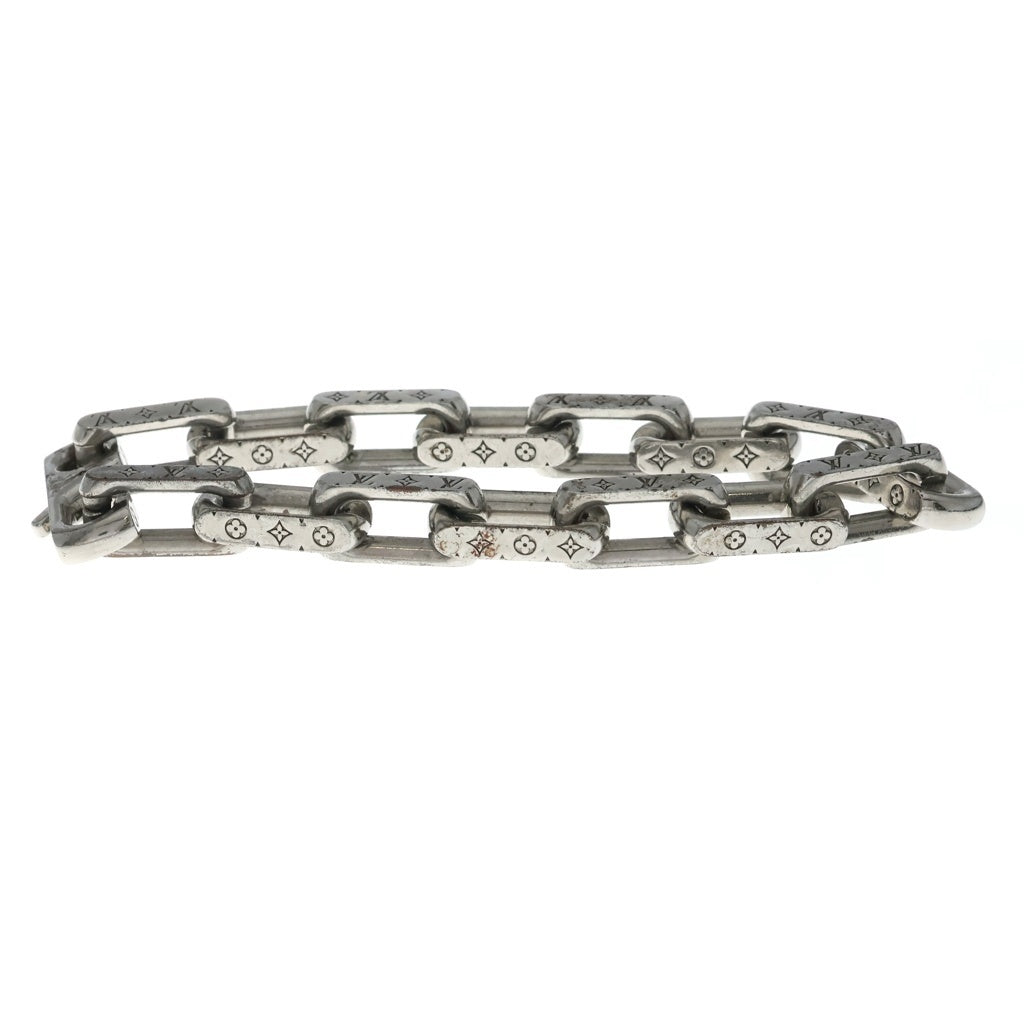 LOUIS VUITTON(ルイヴィトン) コリエ モノグラム チェーン ブレスレット シルバー M64224