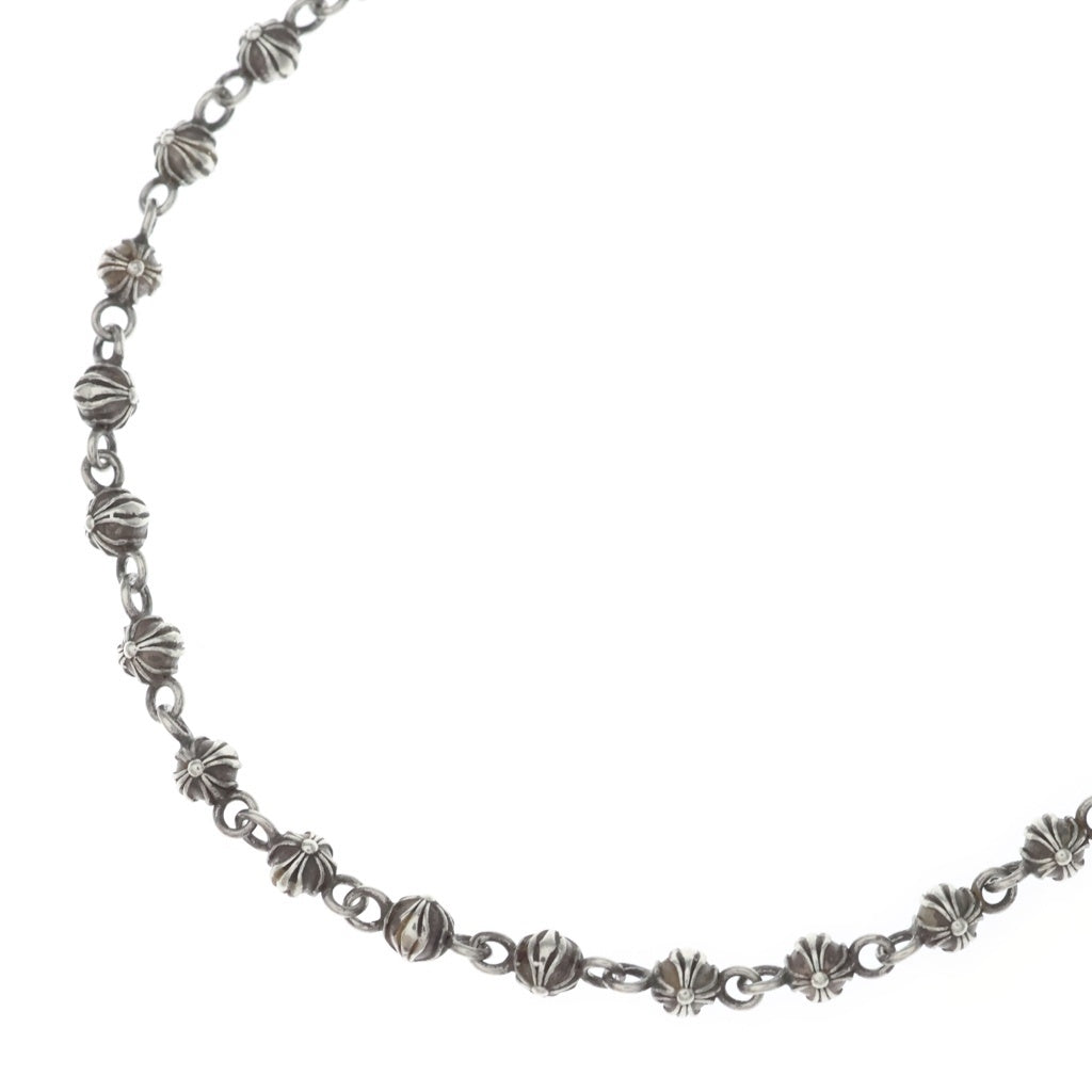 CHROME HEARTS(クロムハーツ) TINY CROSS BALL BEADED CHAIN タイニービーズ ネックレスチェーン シルバー