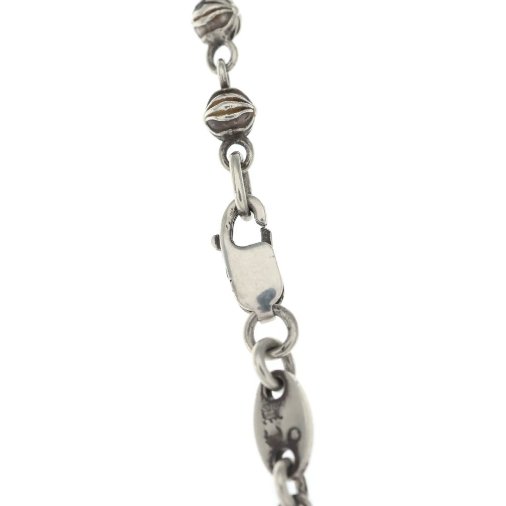 CHROME HEARTS(クロムハーツ) TINY CROSS BALL BEADED CHAIN タイニービーズ ネックレスチェーン シルバー
