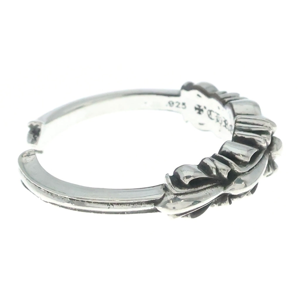 CHROME HEARTS(クロムハーツ) BABY CLSC ベイビークラシックダブルフローラル リング シルバー