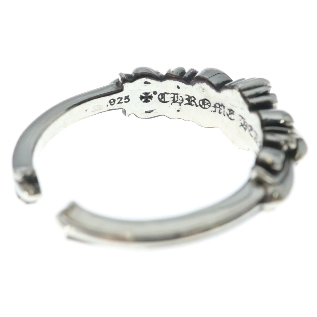 CHROME HEARTS(クロムハーツ) BABY CLSC ベイビークラシックダブルフローラル リング シルバー