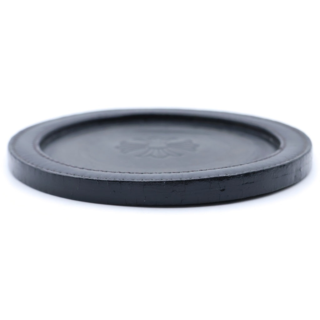 CHROME HEARTS(クロムハーツ) COASTER CHプラス レザーコースター ブラック