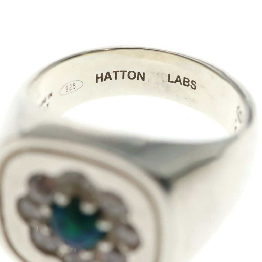 NO BRAND(ノーブランド) Hatton Labs BLUE DAISY RING フラワー モチーフ ストーン リング シルバー