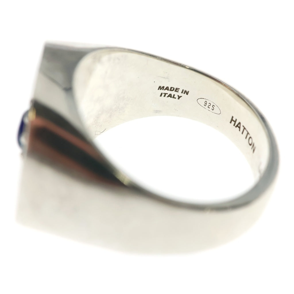 NO BRAND(ノーブランド) Hatton Labs BLUE DAISY RING フラワー モチーフ ストーン リング シルバー