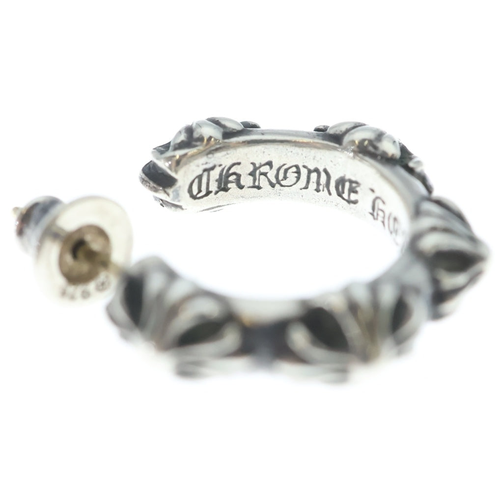 CHROME HEARTS(クロムハーツ) HOOP CROSS クロスバンド フープピアス シルバー BCA100
