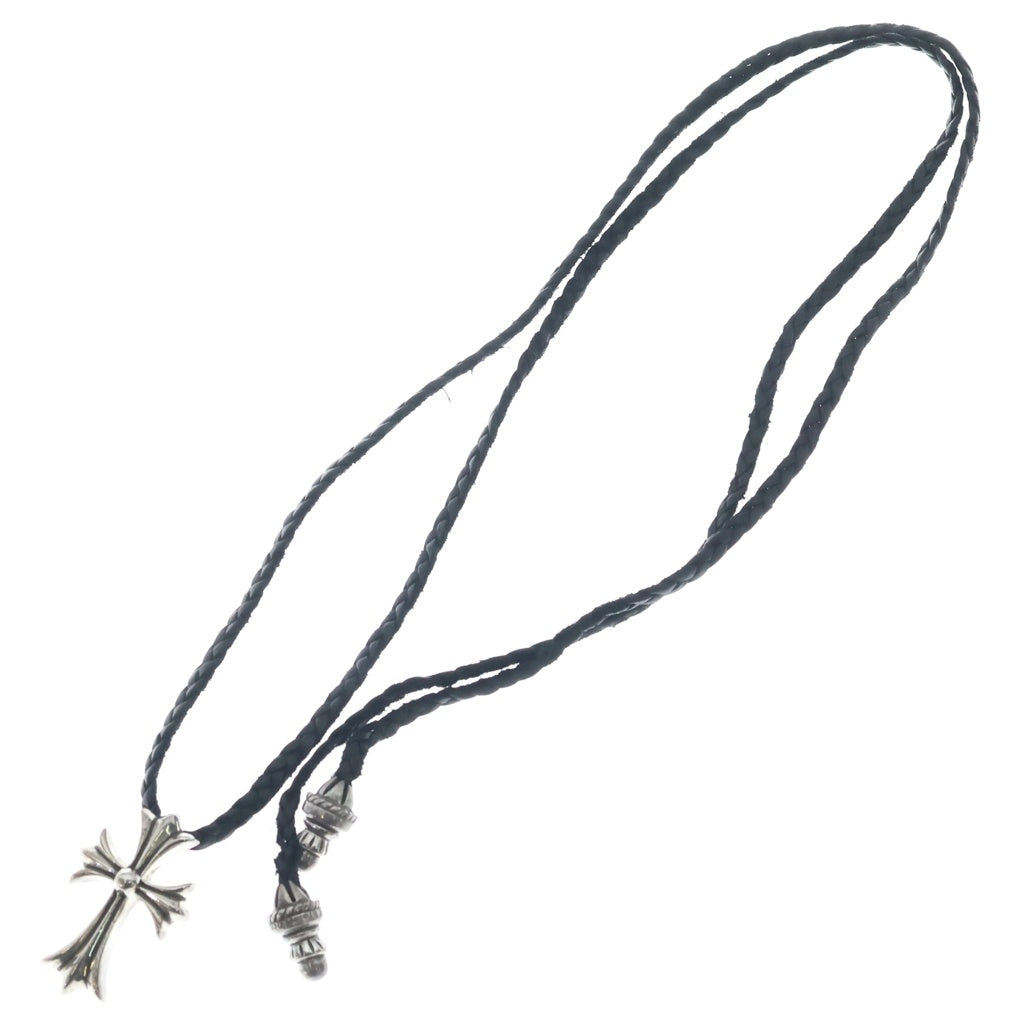 CHROME HEARTS(クロムハーツ) CH CRS SMLスモールCHクロス BC ボロチップブレイド ネックレス シルバー BCA220