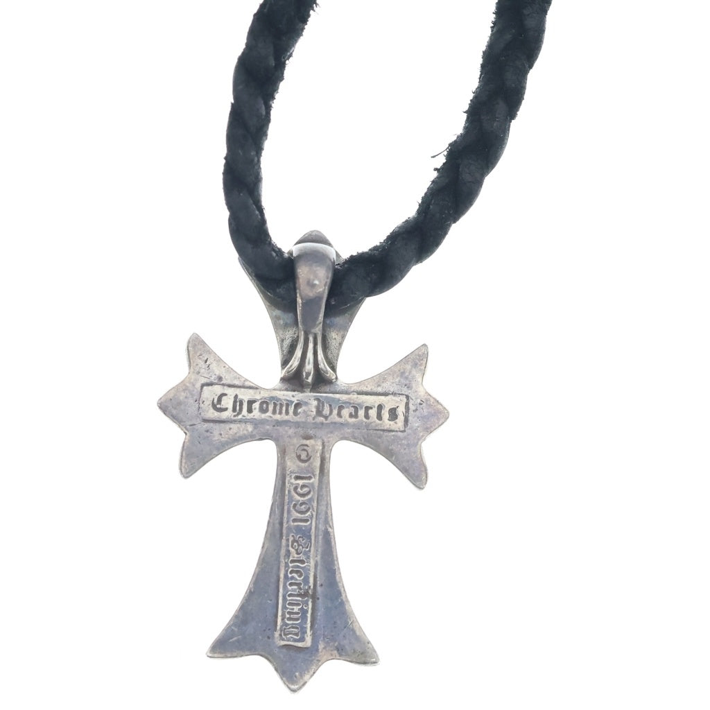 CHROME HEARTS(クロムハーツ) CH CRS SMLスモールCHクロス BC ボロチップブレイド ネックレス シルバー BCA220