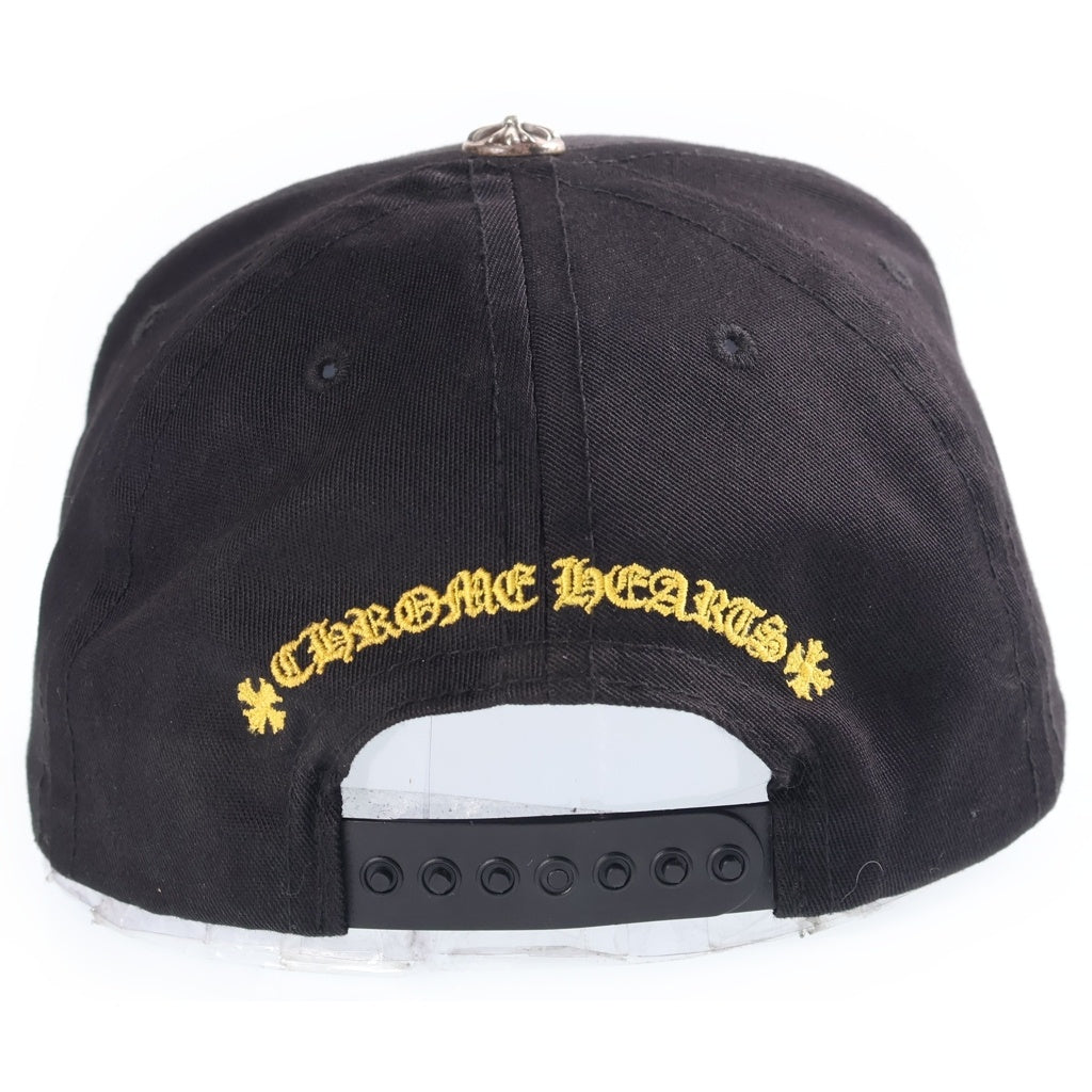 CHROME HEARTS(クロムハーツ) CH HAT CHロゴ刺繍ベースボールキャップ 帽子 ブラック