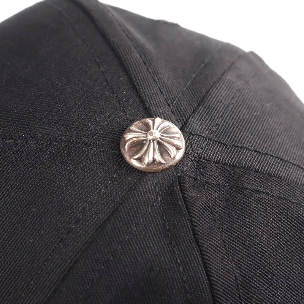 CHROME HEARTS(クロムハーツ) CH HAT CHロゴ刺繍ベースボールキャップ 帽子 ブラック