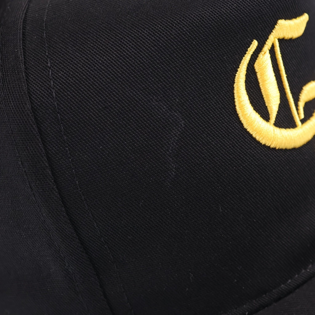CHROME HEARTS(クロムハーツ) CH HAT CHロゴ刺繍ベースボールキャップ 帽子 ブラック