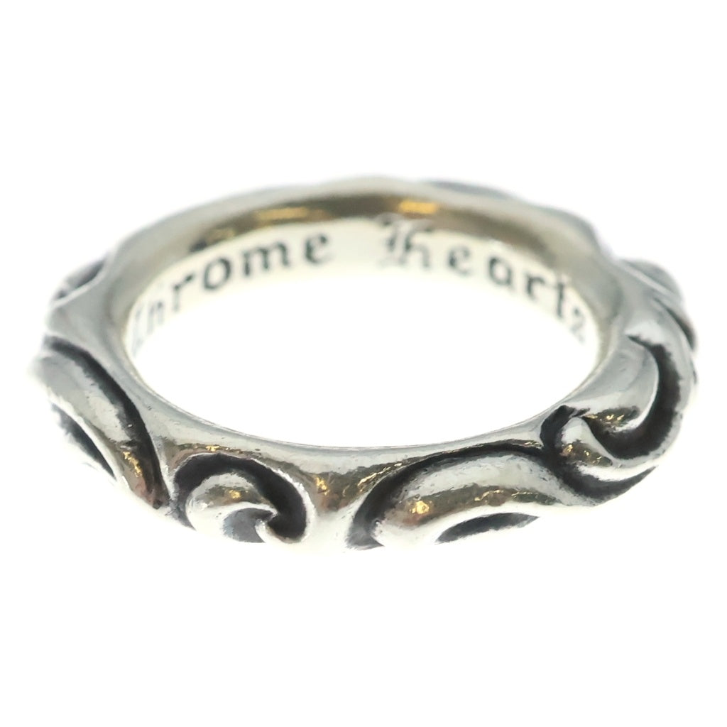 CHROME HEARTS(クロムハーツ) SCRL BAND スクロールバンド リング シルバー BCA351