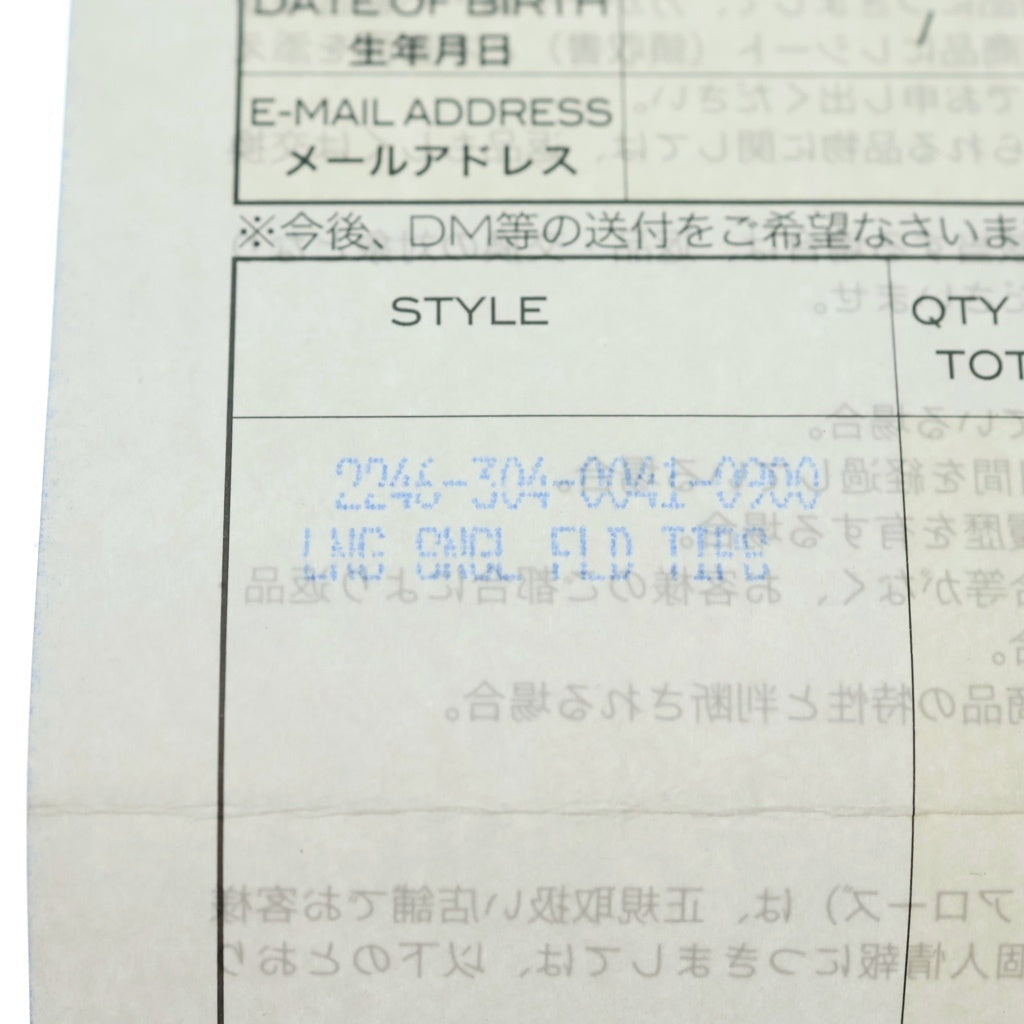 CHROME HEARTS(クロムハーツ) LNG SNGL FLD TIPS シングルフォールド レザーウォレット 財布 ブラック BCA380