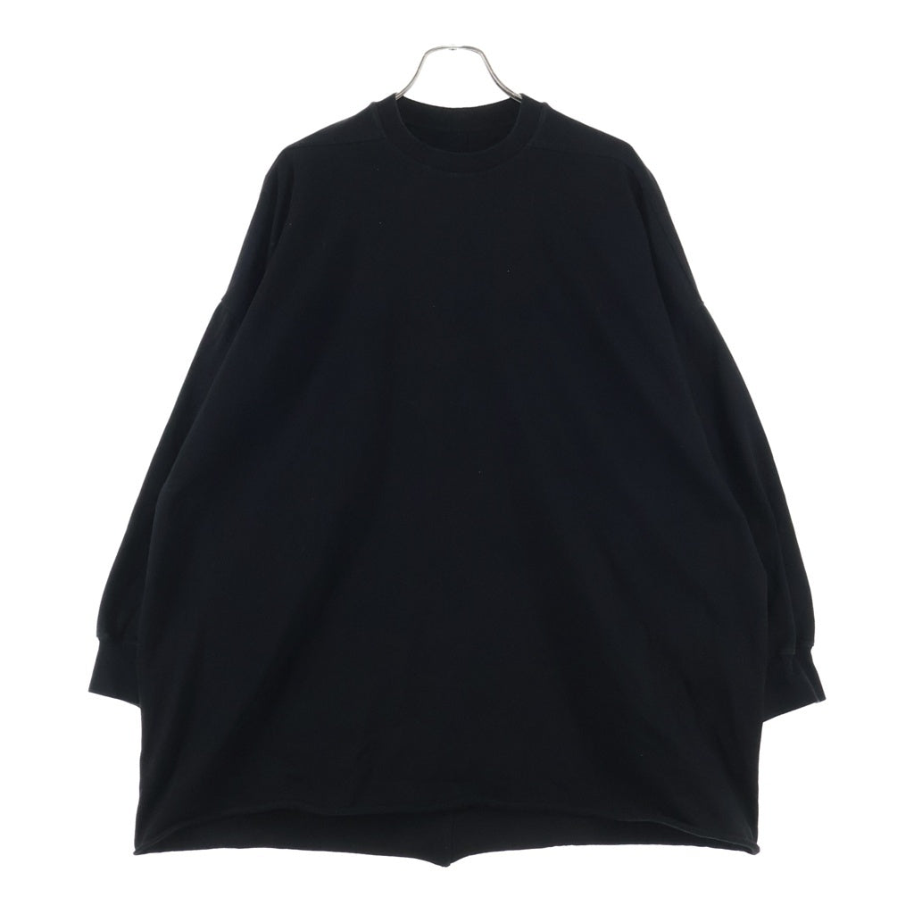 Rick Owens(リックオウエンス) TOMMY LS T オーバーサイズ 長袖Tシャツ ブラック RU01E5276-BA