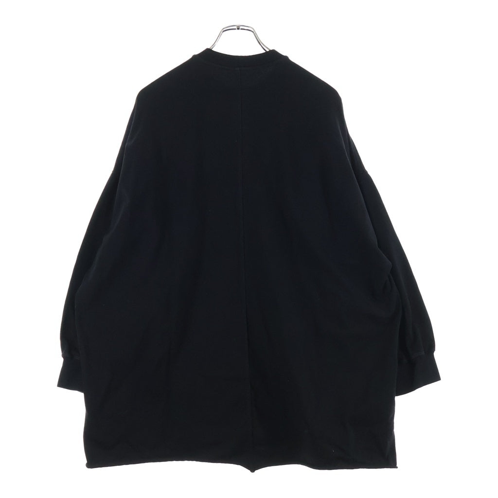 Rick Owens(リックオウエンス) TOMMY LS T オーバーサイズ 長袖Tシャツ ブラック RU01E5276-BA