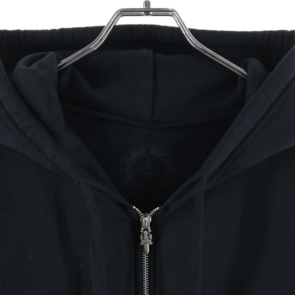 CHROME HEARTS(クロムハーツ) SWTSHRT HD ZIP 東京限定 バックホースシュープリント ジップアップパーカー ブラック