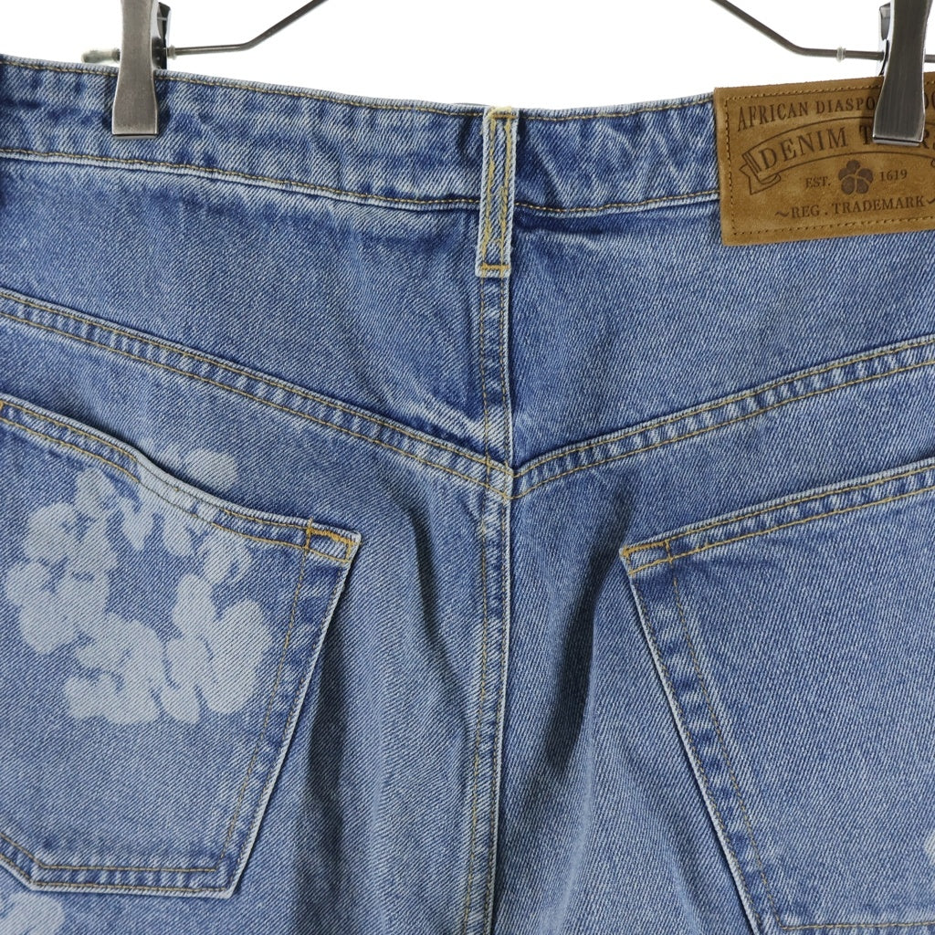 DENIM TEARS(デニムティアーズ) LASER WREATH DENIM SHORT ショート デニムパンツ インディゴ