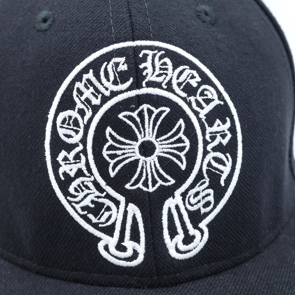 CHROME HEARTS(クロムハーツ) TRUCKER CAP トラッカー ホースシュー刺繍 キャップ ブラック