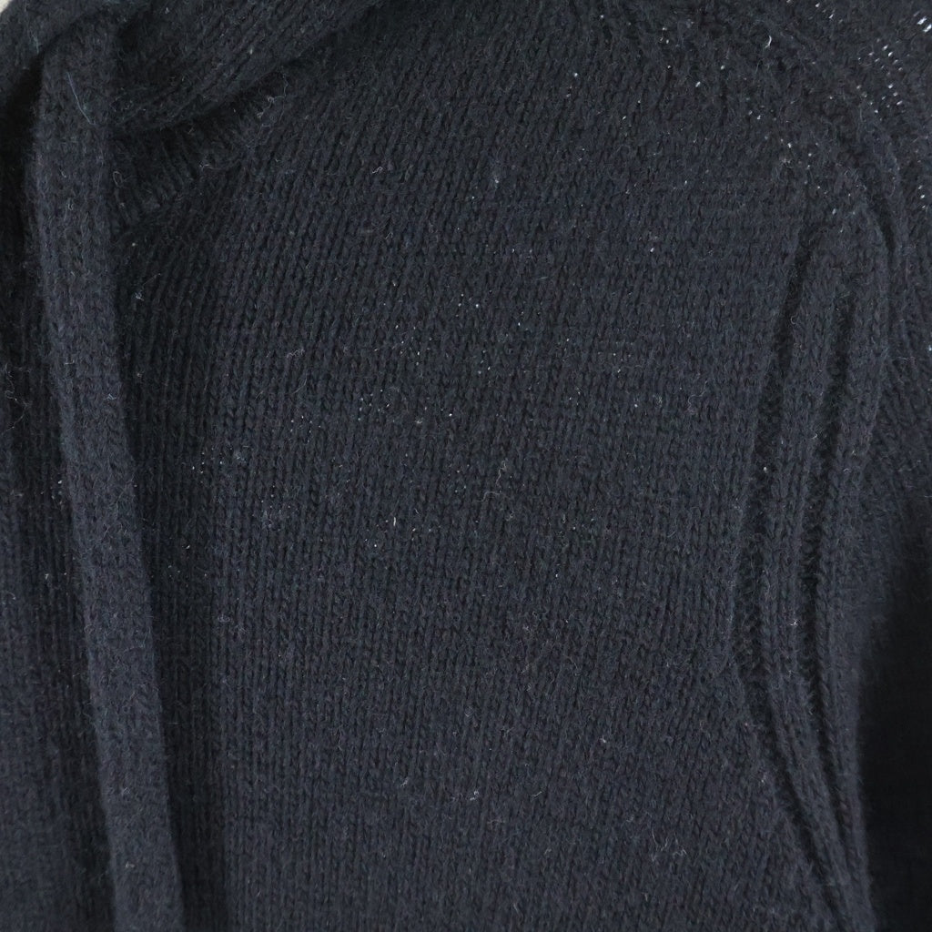 STONE ISLAND(ストーンアイランド) ジップアップ ニットパーカー ブラック 7315501A3