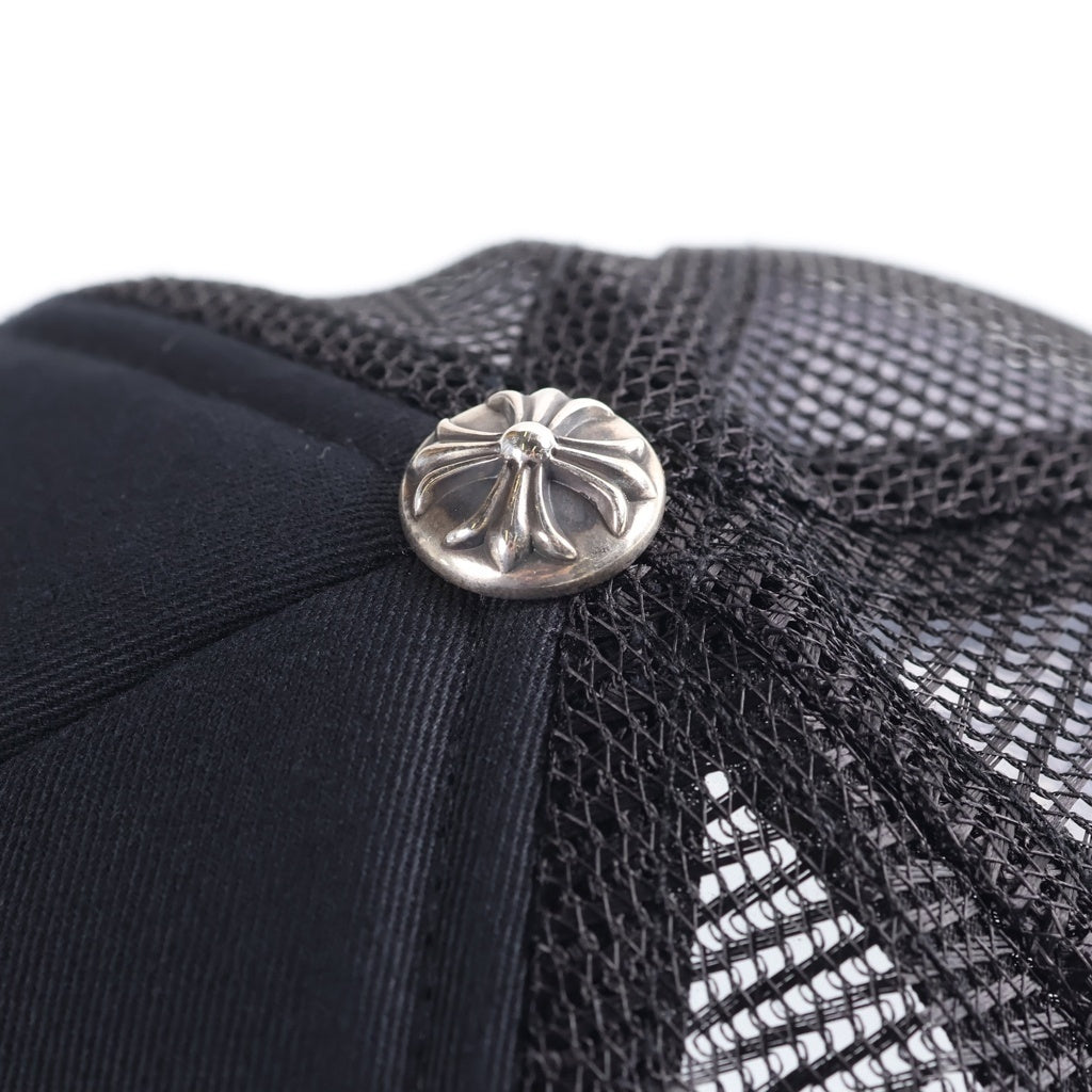 CHROME HEARTS(クロムハーツ) TRUCKER CAP トラッカーキャップ クロスパッチ ハラコ ブラック