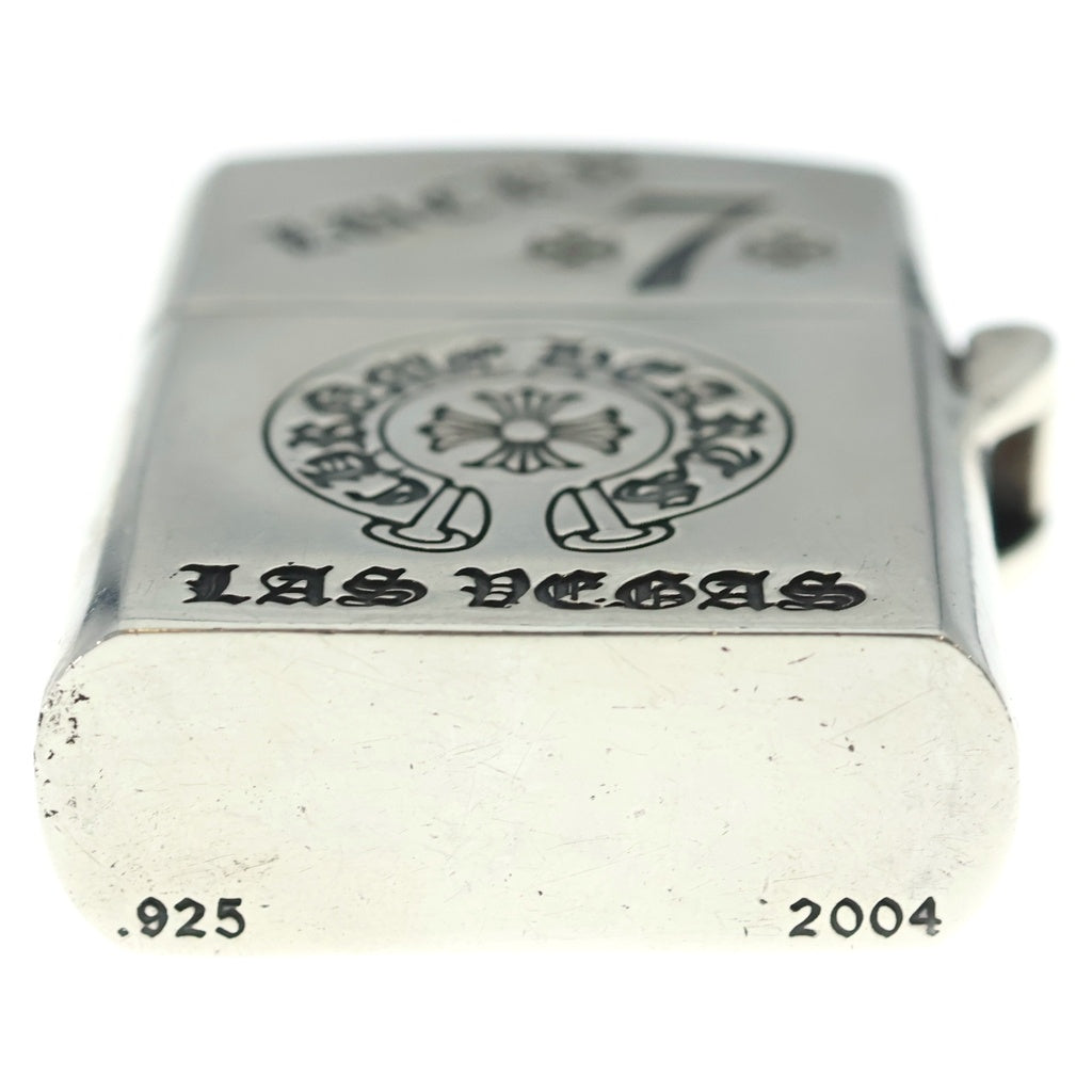 CHROME HEARTS(クロムハーツ) ZIPPO LIGHTERZ-V7 ラスベガス限定 V7スモールCHクロス ラッキーセブン ジッポ ライター シルバー