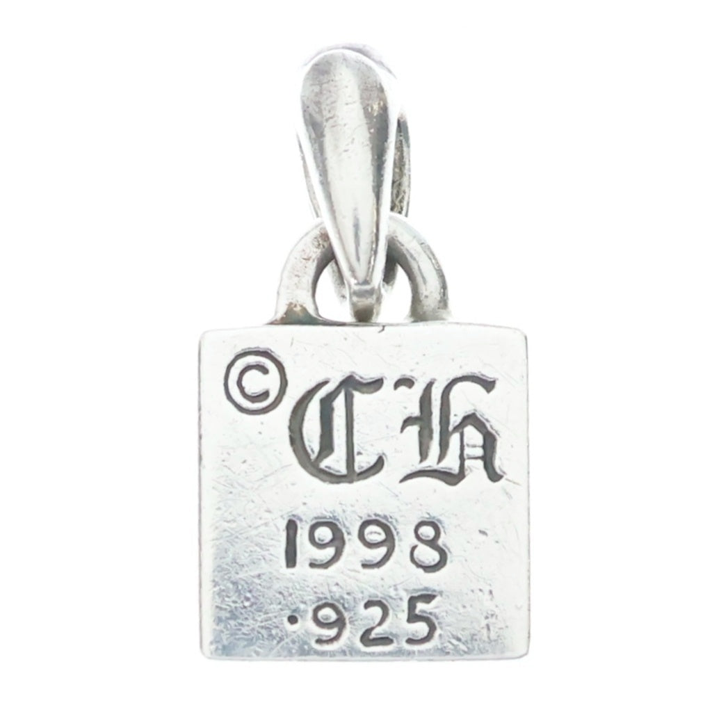 CHROME HEARTS(クロムハーツ) FRAMED CH PLUS 1DIA フレームドCHプラス 1ダイヤ チャーム ペンダントトップ シルバー