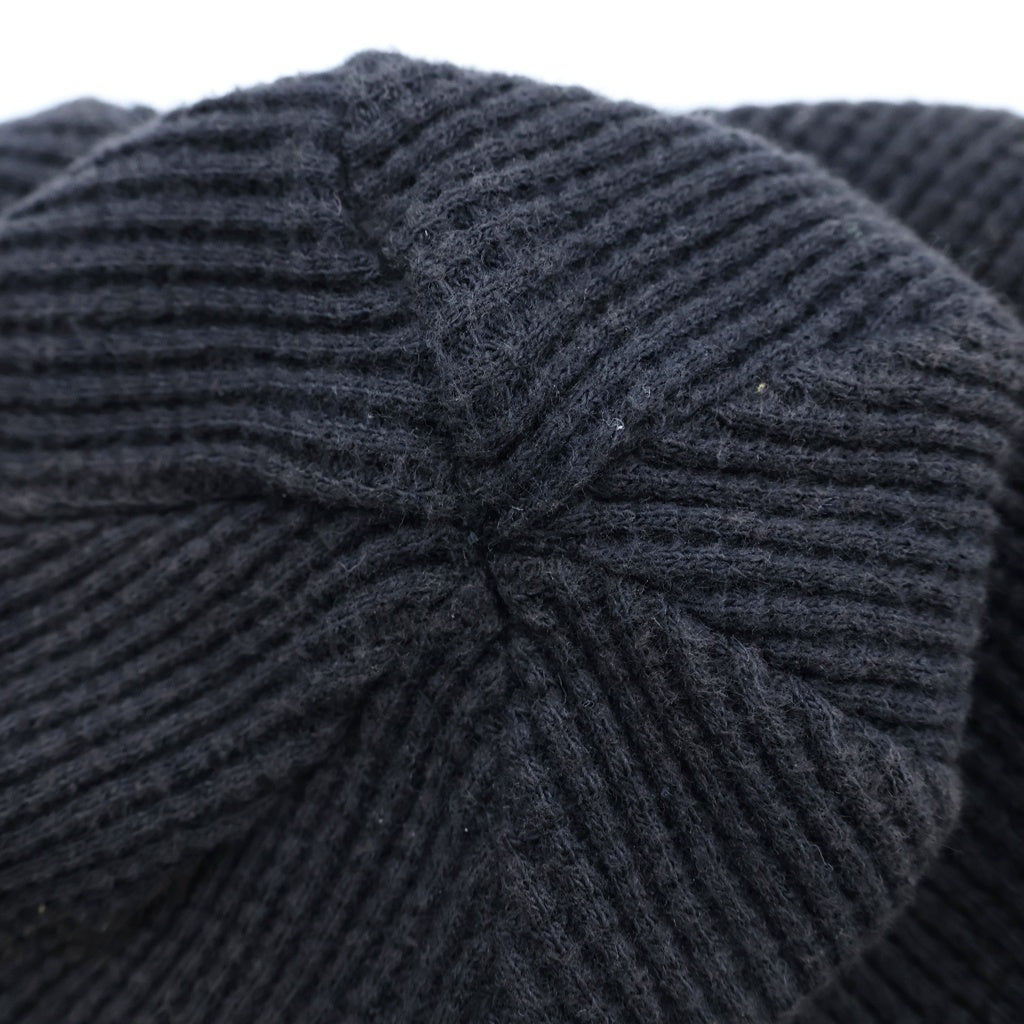 CHROME HEARTS(クロムハーツ) OLD THERMAL BEANIE FUCK YOU オールド ファックユー刺繍 サーマル ビーニー ニット帽 ブラック