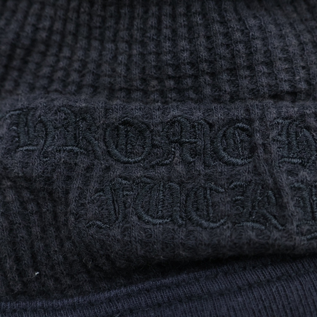 CHROME HEARTS(クロムハーツ) OLD THERMAL BEANIE FUCK YOU オールド ファックユー刺繍 サーマル ビーニー ニット帽 ブラック