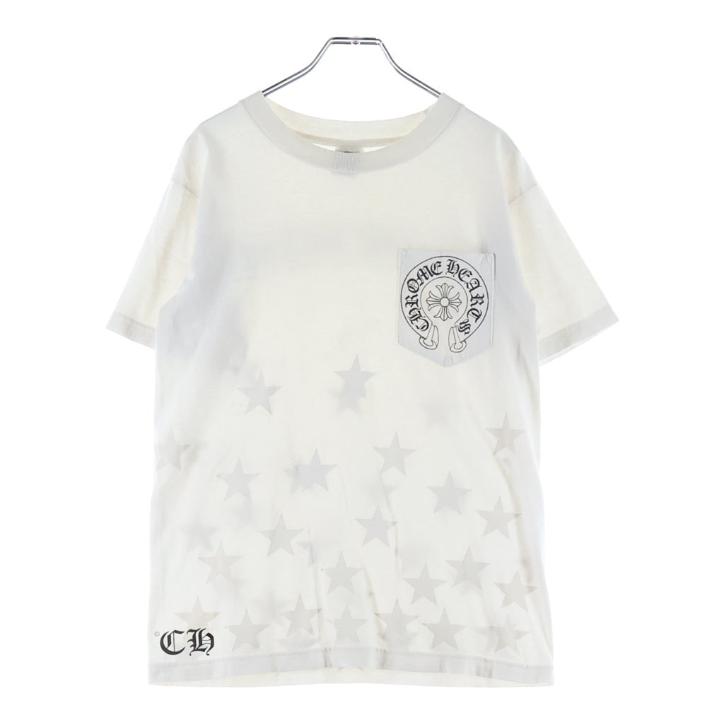 CHROME HEARTS(クロムハーツ) OLD CH T-SHRT オールド ホースシュー スタープリント 半袖Tシャツ カットソー ホワイト