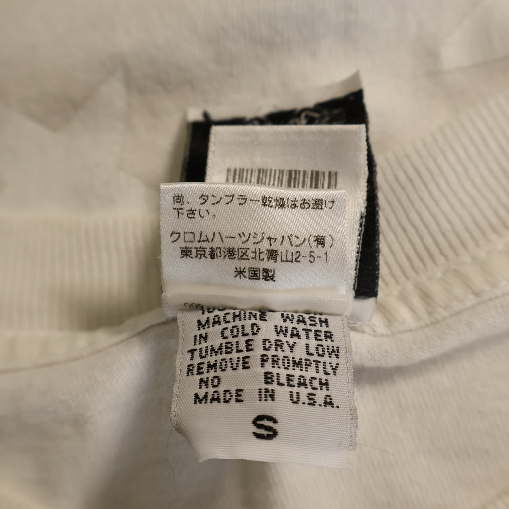 CHROME HEARTS(クロムハーツ) OLD CH T-SHRT オールド ホースシュー スタープリント 半袖Tシャツ カットソー ホワイト