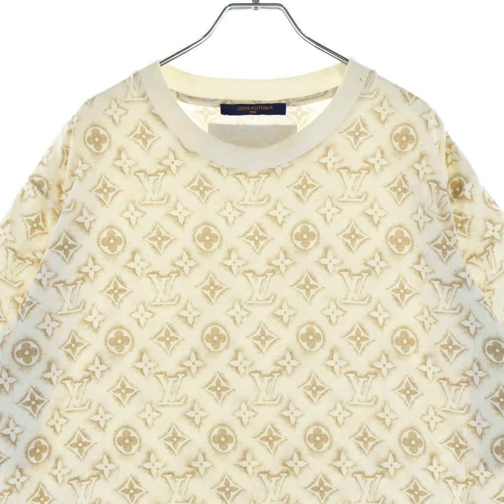 LOUIS VUITTON(ルイヴィトン) 23AW モノグラム総柄クルーネック半袖Tシャツカットソー ホワイト RM232M NPG HPY15W