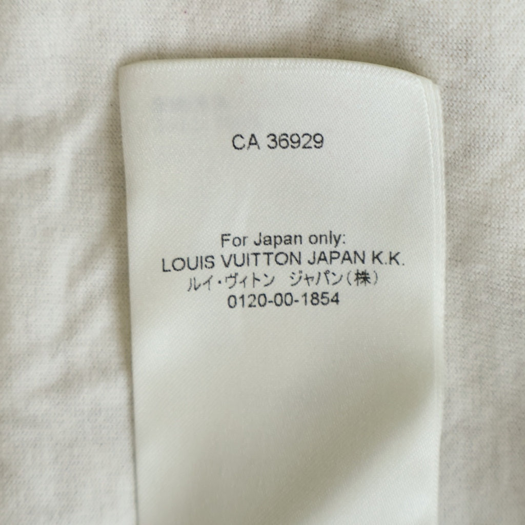 LOUIS VUITTON(ルイヴィトン) 23AW モノグラム総柄クルーネック半袖Tシャツカットソー ホワイト RM232M NPG HPY15W