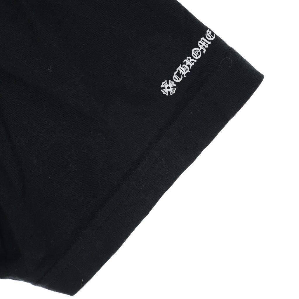 CHROME HEARTS(クロムハーツ) HORSESHOE S/S TEE ホースシュープリント ポケット半袖Tシャツ カットソー ブラック