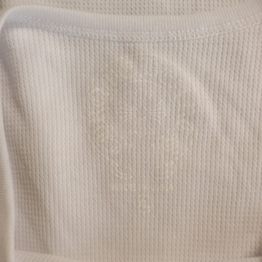 CHROME HEARTS(クロムハーツ) Thermal L S フローラルクロスプリント サーマル 長袖Tシャツ ホワイト