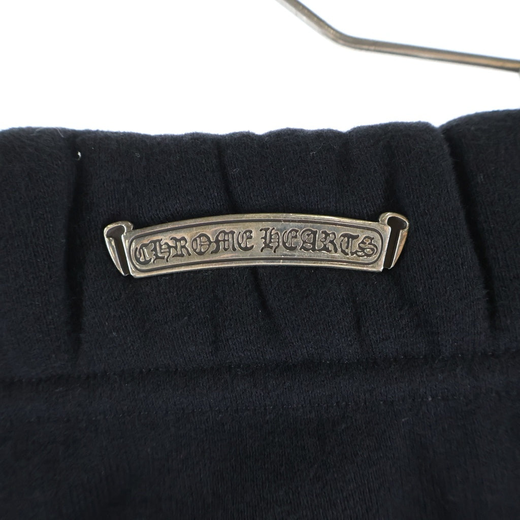 CHROME HEARTS(クロムハーツ) 7-11 SHORTS CHロゴ刺繍スウェットハーフパンツ ブラック