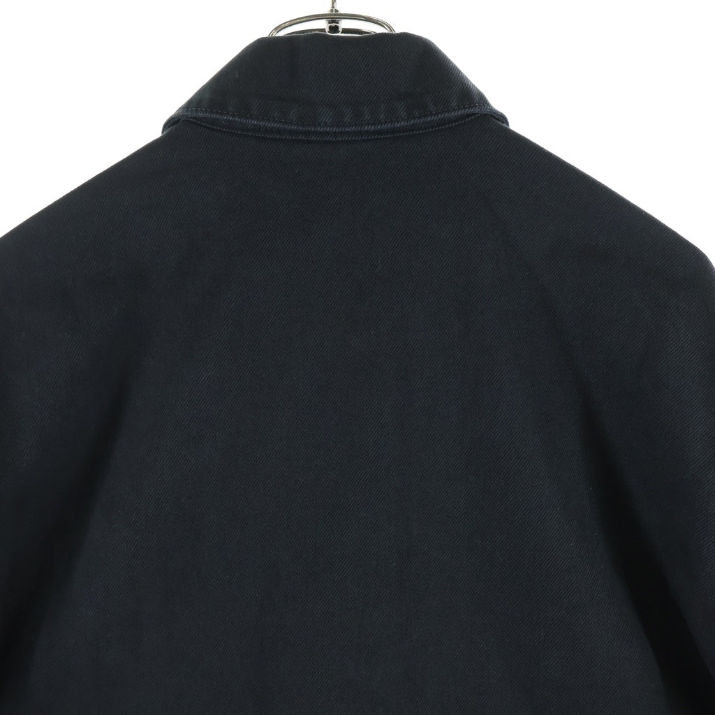 STONE ISLAND(ストーンアイランド) ブランドパッチ デニムジャケット ブラック L1S144100006S0J24