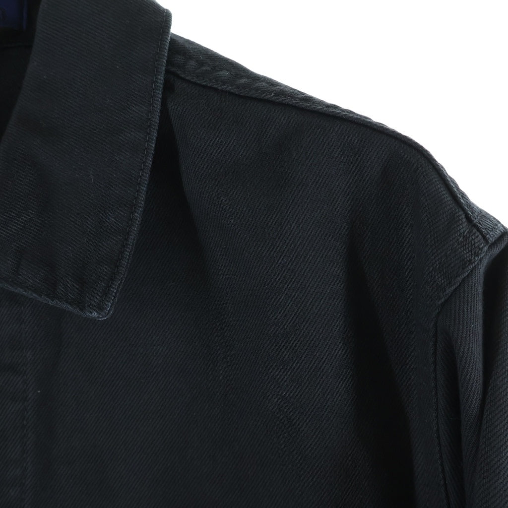 STONE ISLAND(ストーンアイランド) ブランドパッチ デニムジャケット ブラック L1S144100006S0J24