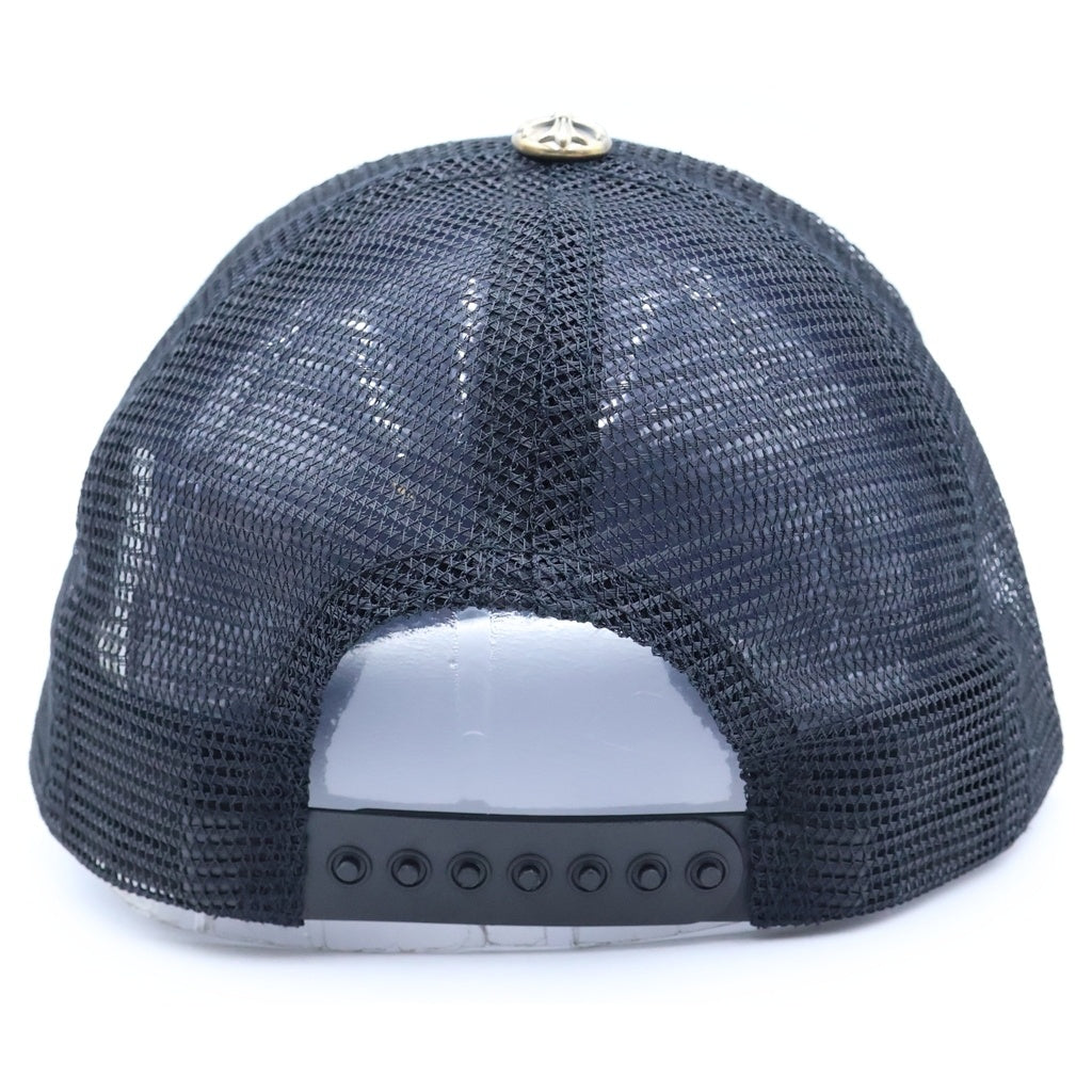 CHROME HEARTS(クロムハーツ) TRUCKER CAP ST. BARTH セントバース限定 トラッカー メッシュキャップ CHパッチ クロスボール 帽子 ブラック