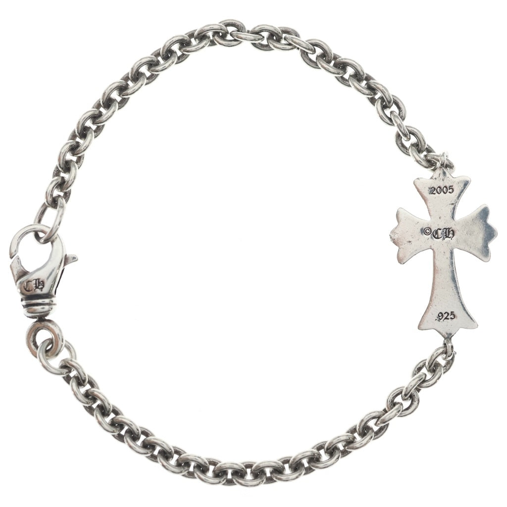 CHROME HEARTS(クロムハーツ) CHN TNY CH CRS タイニーCHクロスチェーン シルバーブレスレット