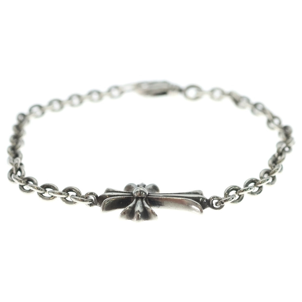 CHROME HEARTS(クロムハーツ) CHN TNY CH CRS タイニーCHクロスチェーン シルバーブレスレット