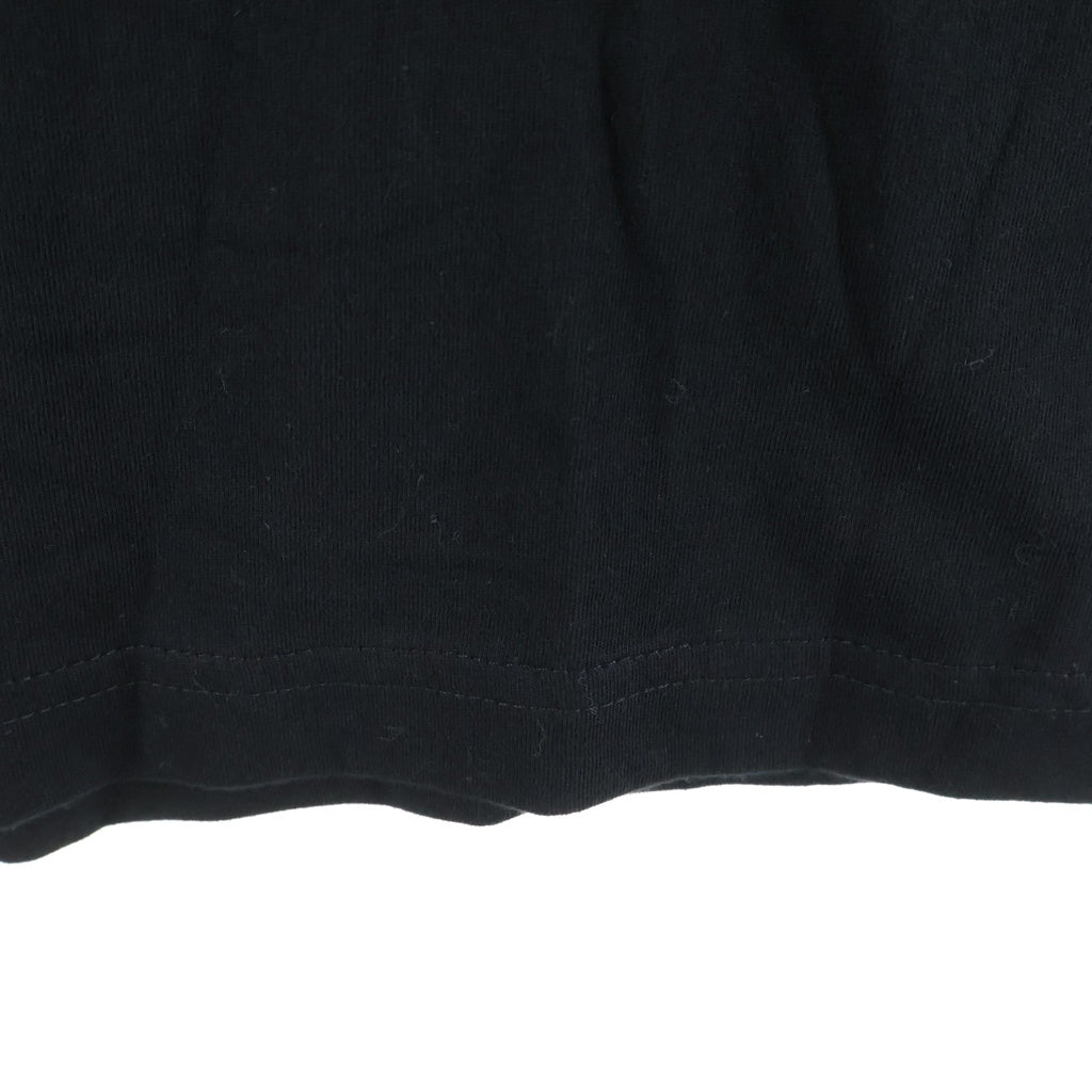 CHROME HEARTS(クロムハーツ) NECK LOGO S/S TEE ネックロゴプリント チェストポケット クルーネック半袖Tシャツ カットソー ブラック