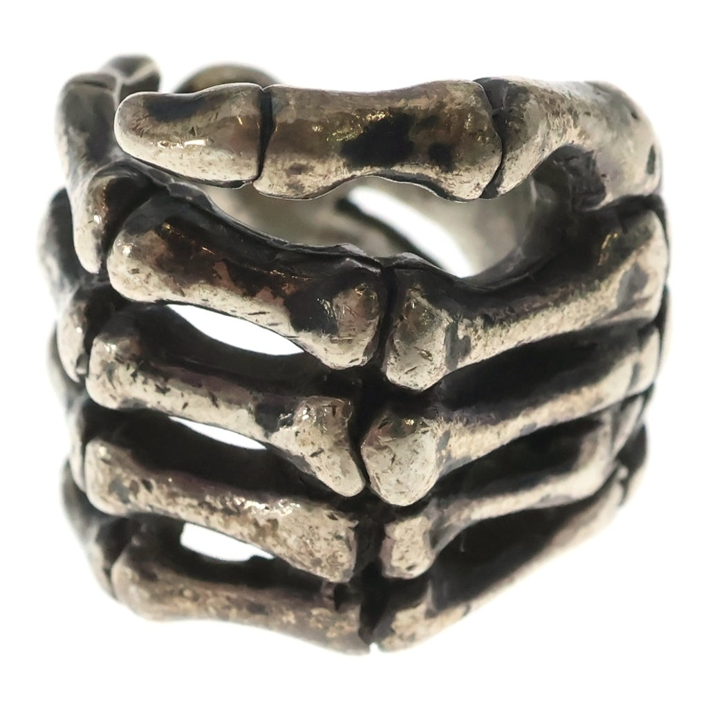 CRAZY PIG(クレイジーピッグ) BONE HAND RING ボーンハンド リング シルバー