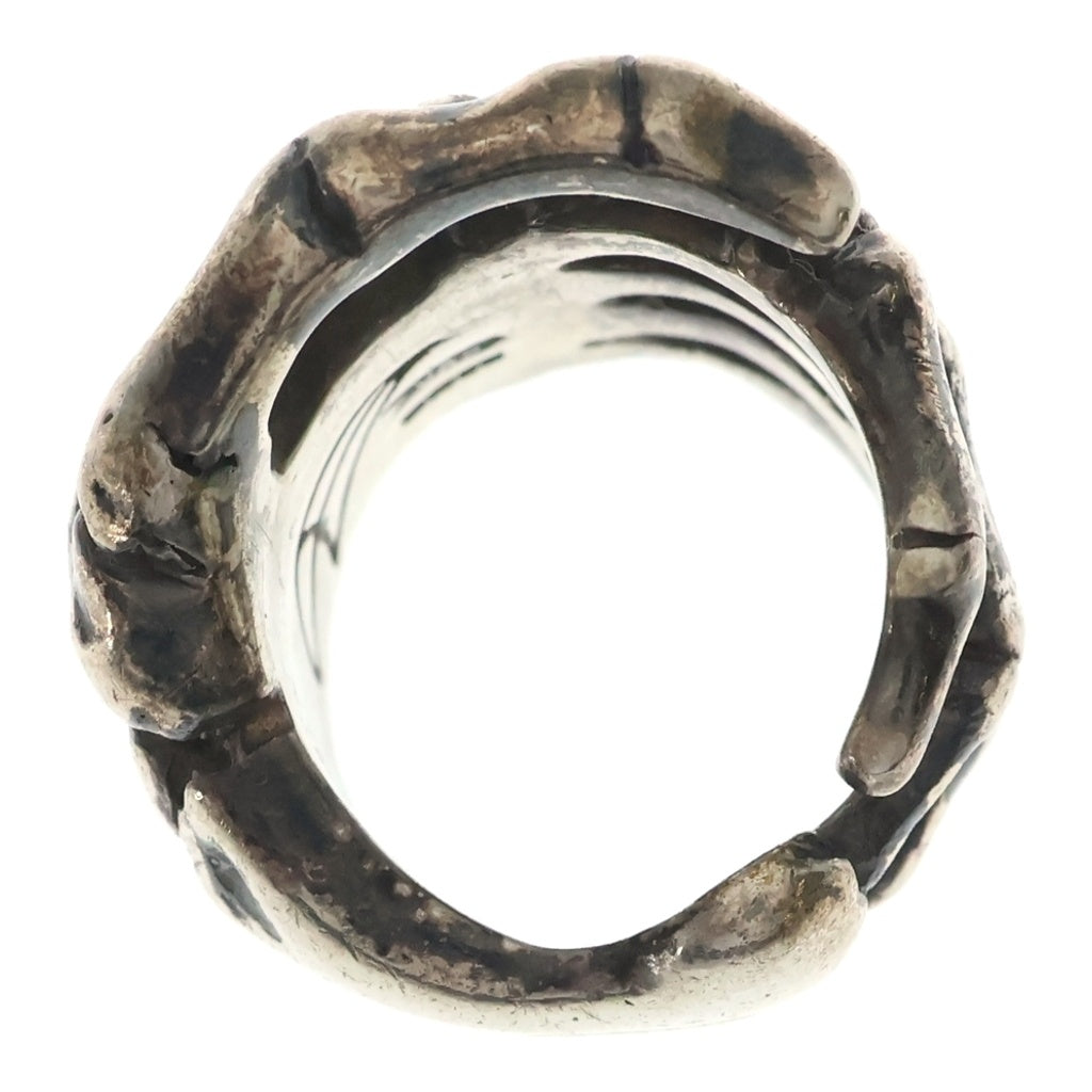 CRAZY PIG(クレイジーピッグ) BONE HAND RING ボーンハンド リング シルバー