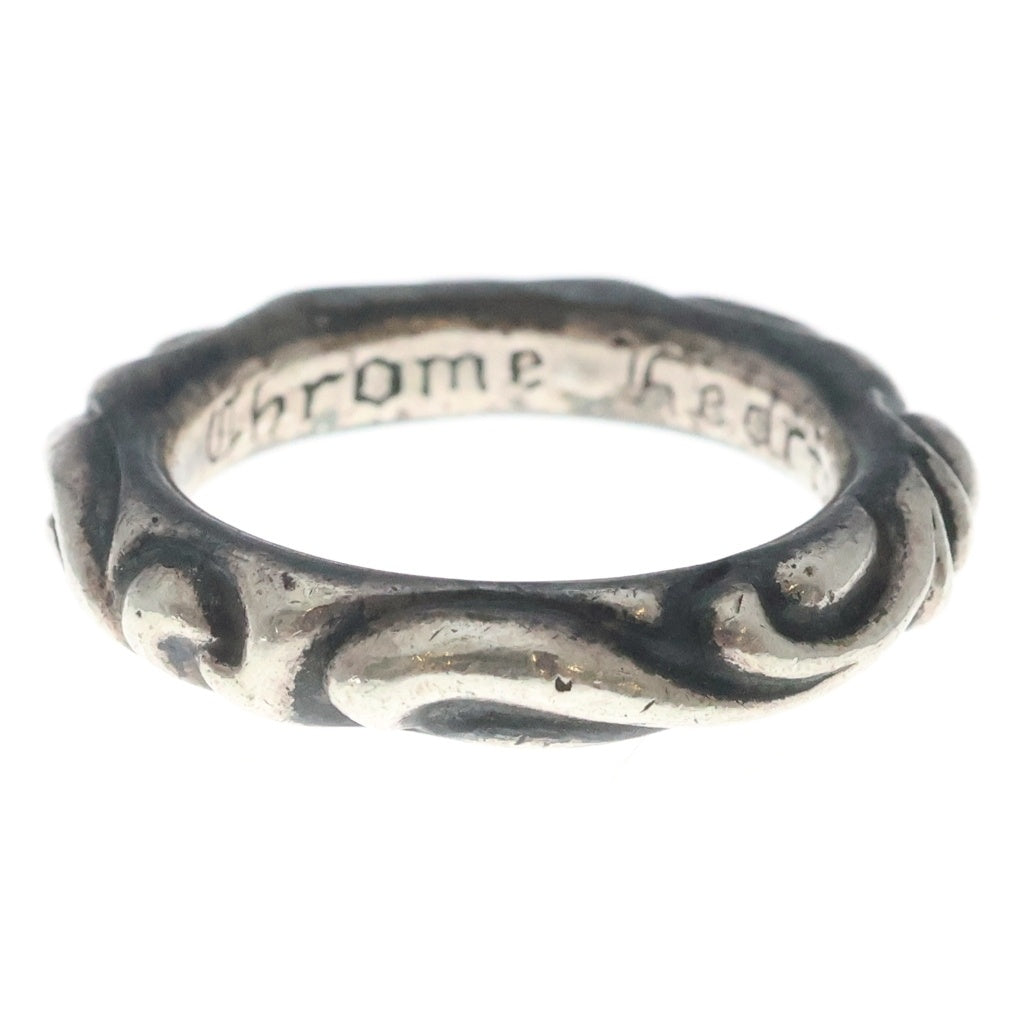 CHROME HEARTS(クロムハーツ) SCRL BAND スクロールバンド リング シルバー BCA351