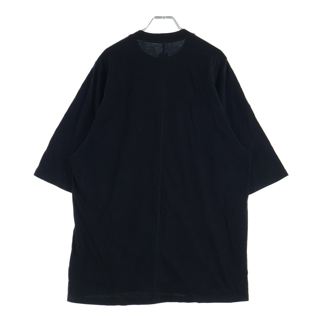 DRKSHDW(ダークシャドウ) 20AW クルーネック オーバーサイズ半袖Tシャツ カットソー ブラック RU20F3269-JA