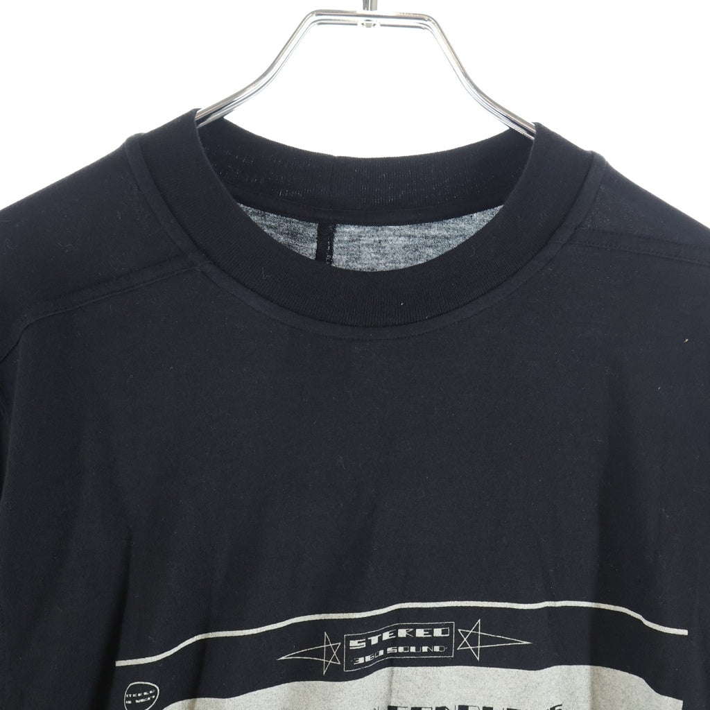 DRKSHDW(ダークシャドウ) 25SS Jumbo Short Sleeve T-Shirt ジャンボショートスリーブ Tシャツ 半袖カットソー DS01E3204-RNEP ブラック
