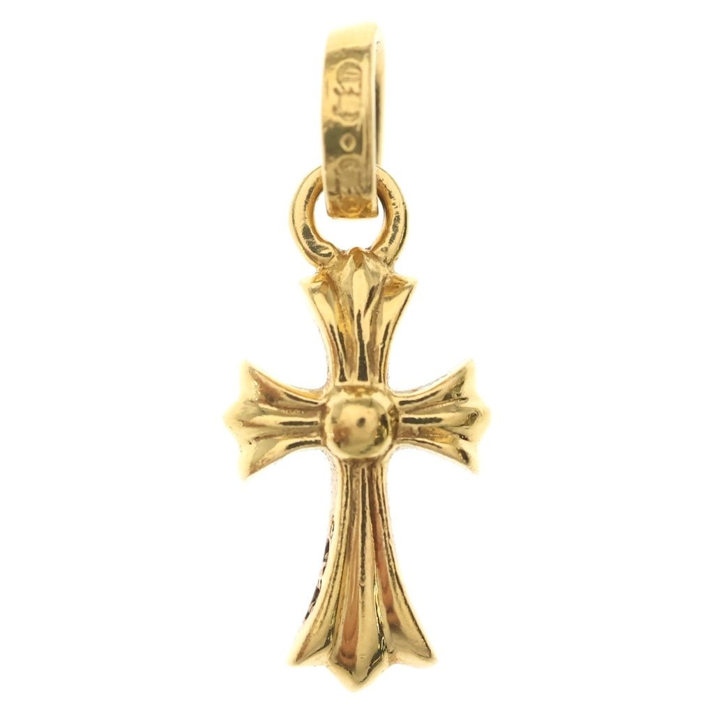 CHROME HEARTS(クロムハーツ) 22K CRS BBYFAT P/DIA ベイビーファットクロス PAVEダイヤ ペンダントトップ ゴールド BCA035