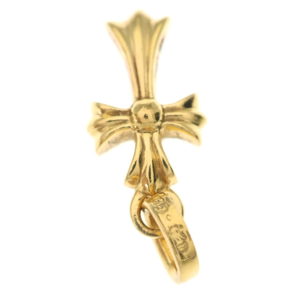 CHROME HEARTS(クロムハーツ) 22K CRS BBYFAT P/DIA ベイビーファットクロス PAVEダイヤ ペンダントトップ ゴールド BCA035