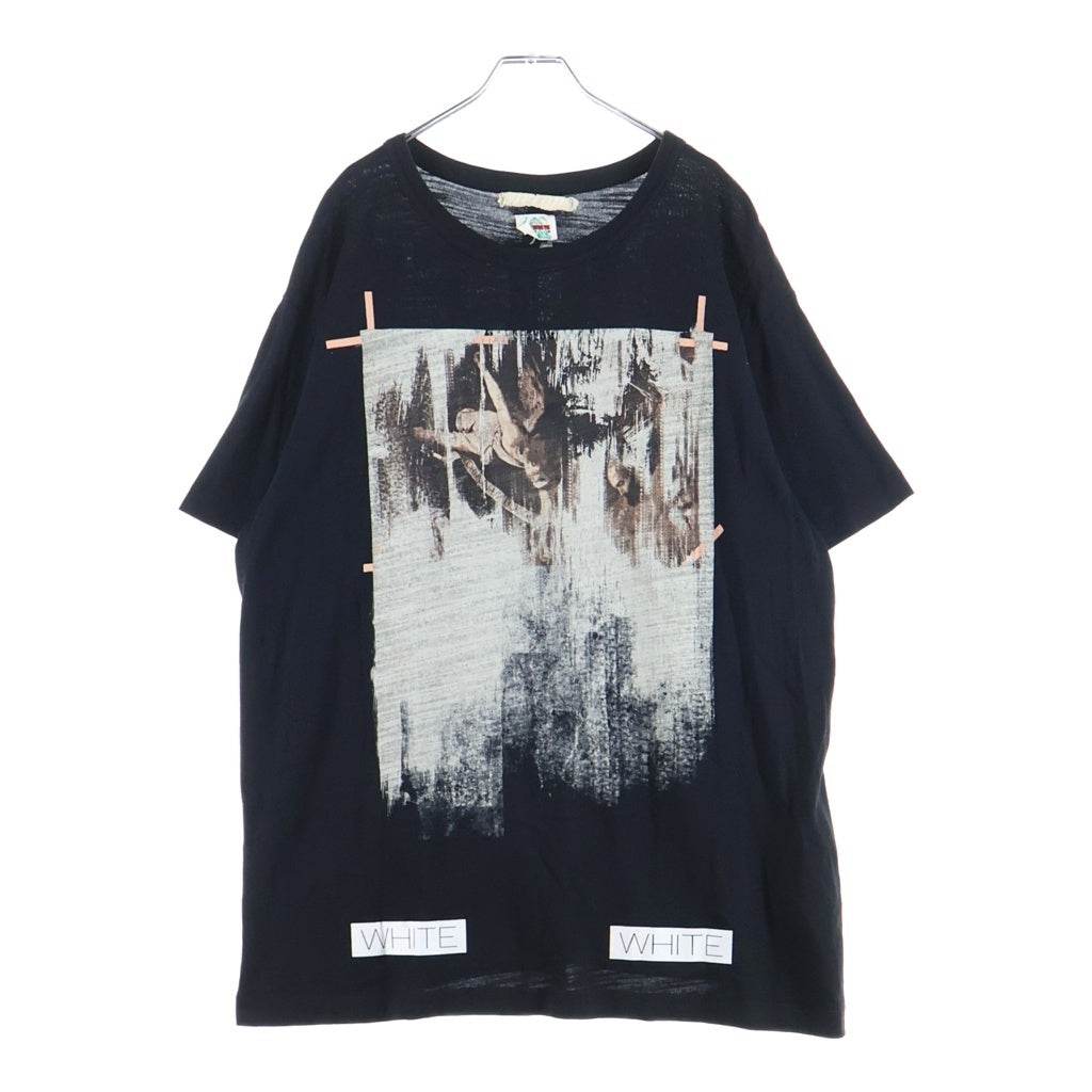 OFF-WHITE(オフホワイト) CARAVAGGIO PRINT TEE カラヴァジョ プリント Tシャツ 半袖カットソー ブラック